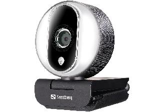SANDBERG Streamer USB Webcam Pro - 2 MP - 1920 x 1080 pixels - 60 fps - 1280x720@60fps,1920x1080@30fps - 720p,1080p - H.264